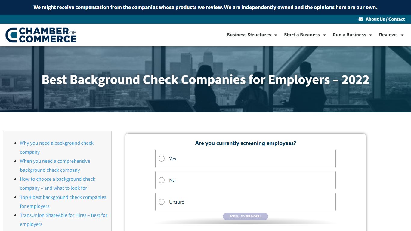 Best Background Check Companies for Employers – 2022